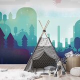 Samoljepljiva foto tapeta - Fairy-Tale Landscape 196x140 Cijene