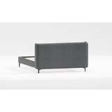 Ropez Tamno sivi tapecirani bračni krevet s podnicom 180x200 cm Basti – | shoptok.hr