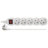 Emos podalj&scaron;ek s stikalom 5 &scaron;uko vtičnic 3M H05VV-F 3G1.5 pvc beli cene