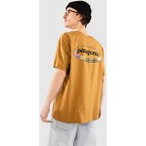 Patagonia 95 Oval Logo T-shirt bobcat brown / sunshine Cene