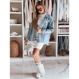 DStreet Kurtka damska jeansowa oversize TONACIO niebieska | shoptok.hr