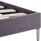  Posteljni okvir brez vzmetnice siva tkanina 135x190 cm, (21829346) | Shoptok.si