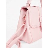 Shelvt Light pink small handbag with gold elements | shoptok.hr
