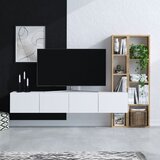 Hanah home Pana WhiteOak TV Unit
