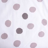 Jerry Fabrics Bijela/siva pamučna dječja posteljina za dječji krevetić 100x135 cm Thumper "Dots" – | shoptok.hr