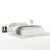 Maison de Rêve Krem tapecirani bračni krevet s prostorom za odlaganje s podnicom 160x200 cm Solvo – | shoptok.hr