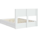  Krevetna konstrukcija s pohranom i uzglavljem Bijela 140 x 190 cm | shoptok.hr