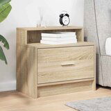 vidaXL Nočna omarica z predalom sonoma hrast 51x31x47 cm | Shoptok.si