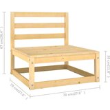 Vrtna sedežna garnitura 10-delna z blazinami trdna borovina, (20704176) | Shoptok.si