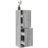 vidaXL lekarniška omara siva sonoma 40x41x144,5 cm inženirski les | Shoptok.si