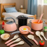 KITCHEN Set Pots Cooking Accessories Food Pink 32 pcs. | shoptok.hr