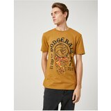 Koton T-Shirt - Brown - Regular fit Cene