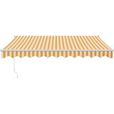  Automatska tenda na uvlačenje žuto-bijela 3 x 2,5 m | shoptok.hr