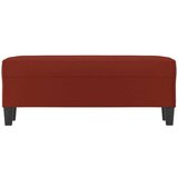  Klupa crvena boja vina 100 x 35 x 41 cm od umjetne kože | shoptok.hr