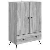  Strani šal Siva Sonoma 66 x 34,5 x 95 cm Inženirski les, (5000217654) | Shoptok.si