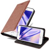 Cadorabo Ohišje, združljivo z Apple iPhone 6 PLUS / 6S PLUS v kapučino rjava - Zaščitni ovitek z magnetnim zapiranjem, stoječo funkcijo in režo za kartice, (20560649) Cene