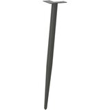  Noge za konzolni stol konusnog oblika 4 kom antracit 72-73 cm čelik | shoptok.hr