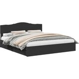  Krevet s od storage Crna 200 x 200 cm Konstruirano drvo | shoptok.hr