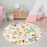 Mila Home Pralna otroška igralna preproga ø120 cm Savana Ride – | Shoptok.si