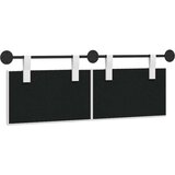  Držeće uzglavlje Zidne Prugasti Bijeli 150 x 55 x 5 cm tkanina - Bijeli 140 cm bez LED | shoptok.hr