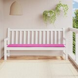  Jastuk za vrtnu klupu ružičasta 200x50x4 cm od tkanine | shoptok.hr