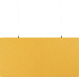 eurokraft basic Akustična stropna plošča, PET-klobučevina, VxŠ 600 x 1200 mm, pravokotna oblika, rumene barve | Shoptok.si