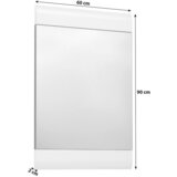 Mömax Ogledalo Auris, Bela, 60 X 90 Cm | Shoptok.si