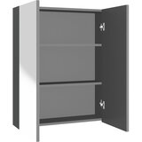  Kupaonski ormarić s ogledalom 60x15x75 cm MDF antracit | Eponuda.ba