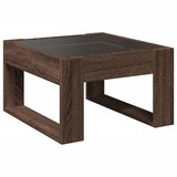  Stolić s beskonačnim LED svjetlima boja hrasta 50x53x30 cm | shoptok.hr