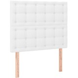  s oprugama i madracem bijeli 100x200 cm od umjetne kože | shoptok.hr
