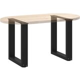  Noge za klub stolić U-oblik 2 kom Crne 38 x (42-43) cm Čelik | shoptok.hr