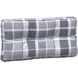  Jastuci za palete 5 kom sivi karirani od tkanine | shoptok.hr