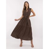 Italy Moda Dress-MI-SK-A5032.70P-brown Cene