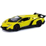  Licencirani auto na daljinsko upravljanje Lamborghini Veneno 2.4 G sa efektima - žuti | Shoptok.si