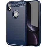  Ohišje, združljiv z jabolkom v brušeno modro - zaščitno prevleko iz fleksibilnega silikona TPU v videzu iz nerjavečega jekla ogljika, (20585784) | Shoptok.si