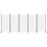 Sobna pregrada s 5 panela bijela 433x180 cm od tkanine | Eponuda.com