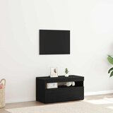 TV ormar Crni hrast 75 x 35 x 40 cm Konstruirano drvo | shoptok.hr