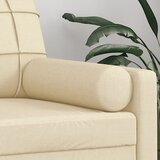  Ukrasni jastuci 2 kom krem Ø 15 x 50 cm od tkanine | shoptok.hr