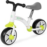 ECO TOYS balansni bicikl za djecu – EVA kotači, podesivo sjedalo, zeleni | shoptok.hr