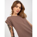 BASIC Feel Good T-shirt-RV-TS-4833.36X-brown | Shoptok.si