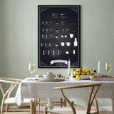  Slika - Kitchen Helper (1 Part) Vertical 40x60 U crnom drvenom okviru | shoptok.hr