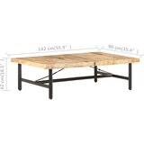  Stolić za kavu 142 x 90 x 42 cm od masivnog drva manga | Eponuda.com