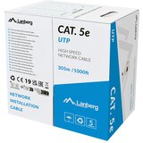 Lanberg LAN CABLE UTP CAT.5E 305M SOLID CU LSZH GREY CPR + FLUKE PASSED Cijene