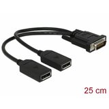 Delock adapter DMS59-2xDisplayPort 25cm 65354, (21028130) | Shoptok.si