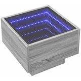  Noćni ormarić s beskonačnim LED boja hrasta 40 x 40 x 30 cm | shoptok.hr