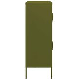 Ormarić za pohranu maslinasto zeleni 80 x 35 x 101,5 cm čelični | shoptok.hr