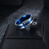  Prstan ONE LINE RING MODRI Cene