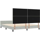  Krevet s opruga kutije Svjetlosiva 180 x 200 cm Baršun | shoptok.hr