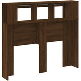  LED uzglavlje boja smeđeg hrasta 120x18,5x103,5 cm drveni | shoptok.hr