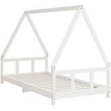  Okvir za dječji krevet bijeli 90 x 190 cm od masivne borovine | shoptok.hr